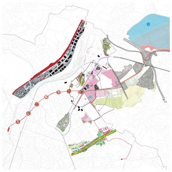 Scenario 0: het stadsproject Bordet en andere lopende dynamieken