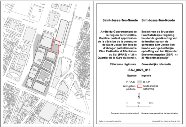 Perimeter van het BBP Wijk Noordstation