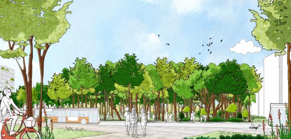 Een groter park voor een betere levenskwaliteit in de stad