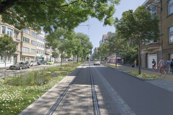 réaménagement de l'Avenue du Parc dans le cadre du CRU 4