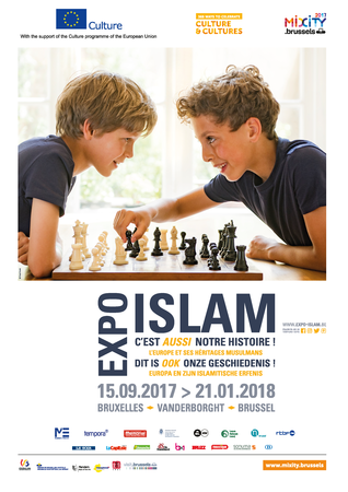 Affiche de l'exposition "L'islam, c'est aussi notre histoire"