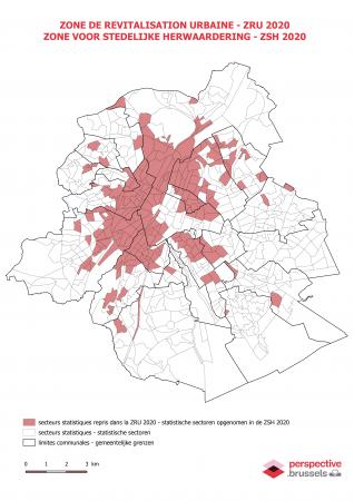 Zone de revitalisation urbaine - ZRU 2020