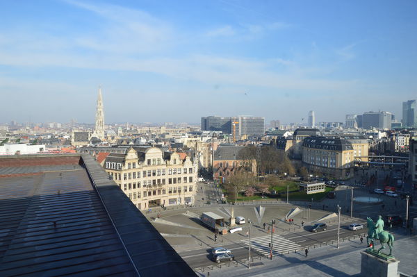 Vue de Bruxelles (Mont des arts)